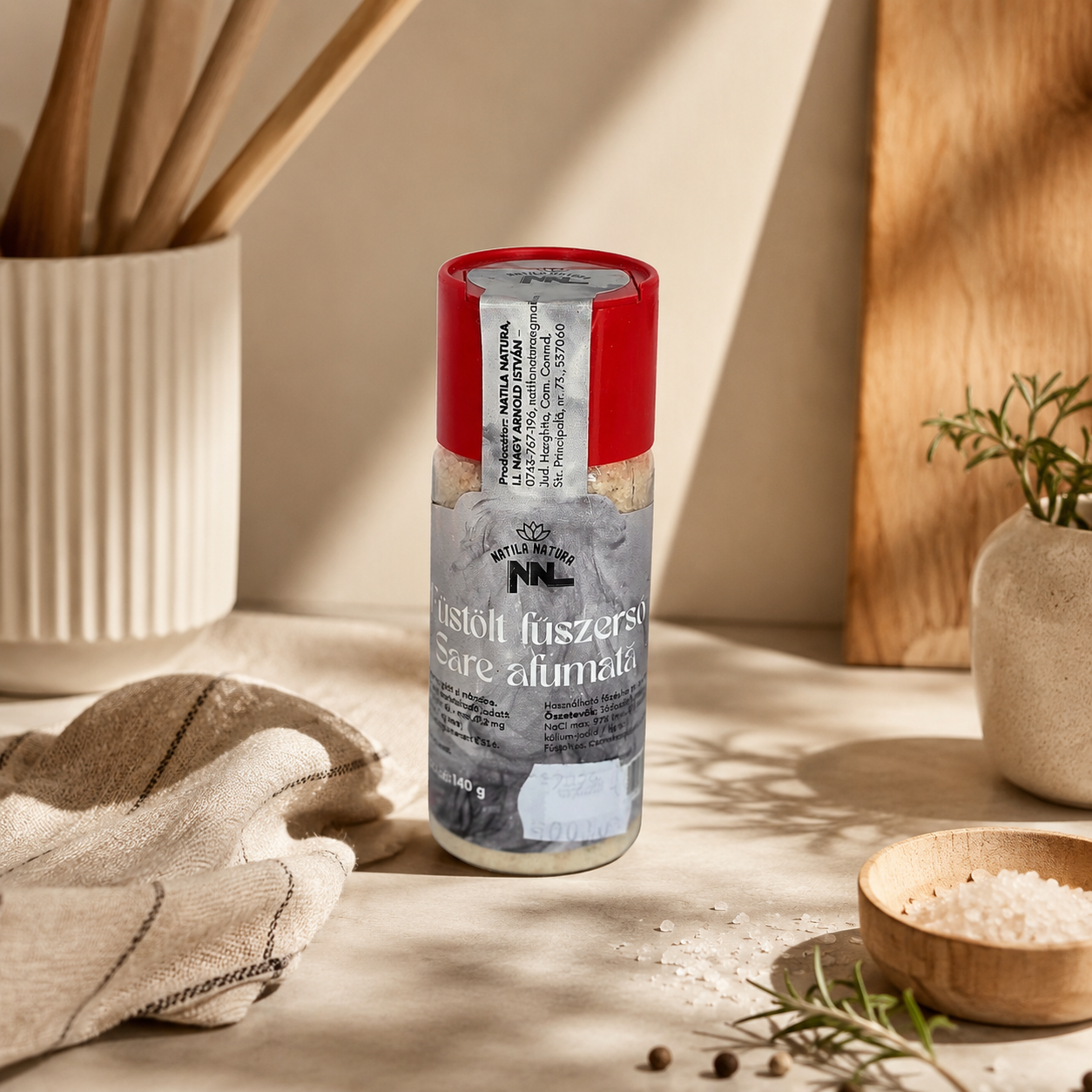 Smoked Gourmet Salt Grinder 140 g