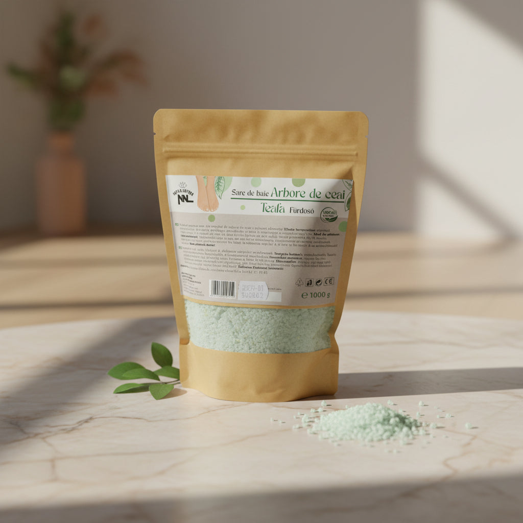 Coconut Bath Salt Doypack 500g – Saltora natural mineral wellness product