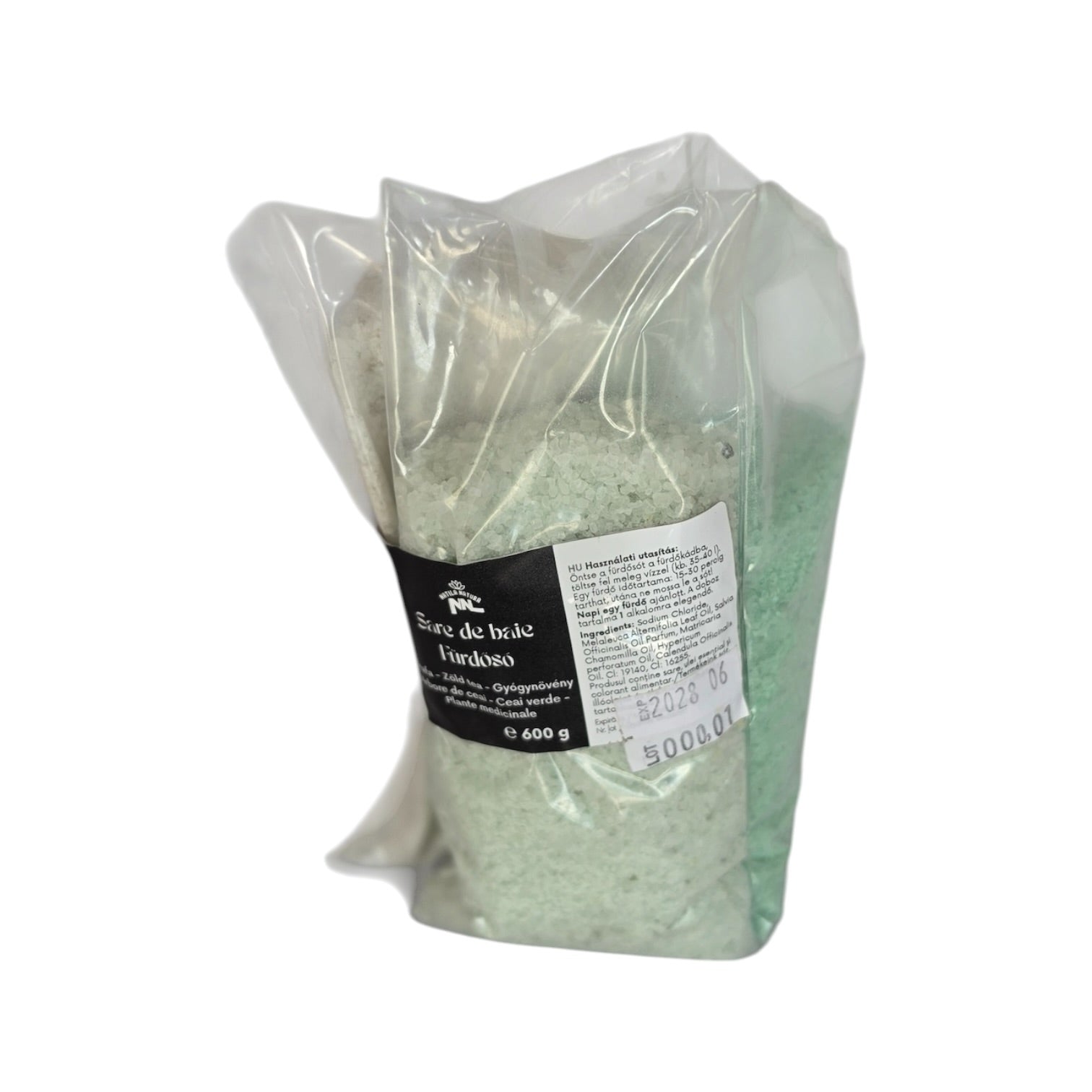 Green Blend Bath Salt Sachet 600g – Saltora natural mineral wellness product