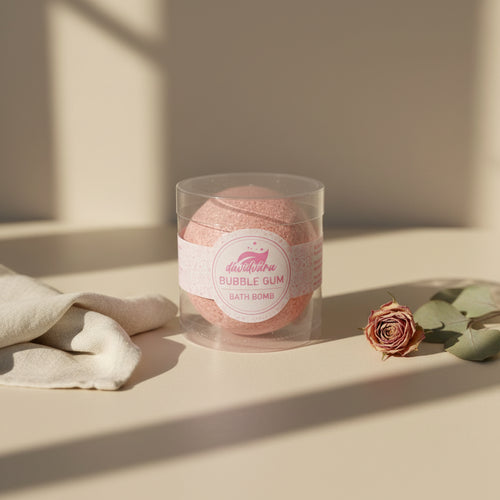 Bubble Gum Bomb Bath Bomb Salt Jar – Saltora natural mineral wellness product