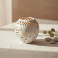 Ceramic Salt Aroma Lamp – Globe – Saltora natural mineral wellness product