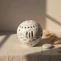 Ceramic Salt Aroma Lamp – Lotus – Saltora natural mineral wellness product