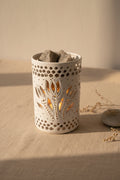 Ceramic Salt Aroma Lamp – Tall – Saltora natural mineral wellness product