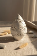 Ceramic Salt Aroma Lamp – Teardrop – Saltora natural mineral wellness product