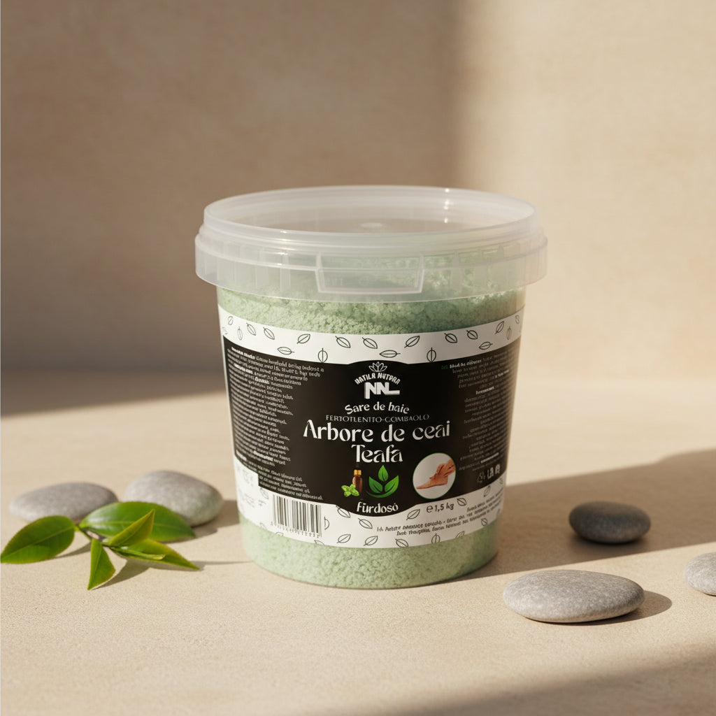 Coconut Bath Salt Bucket 1500g – Saltora natural mineral wellness product