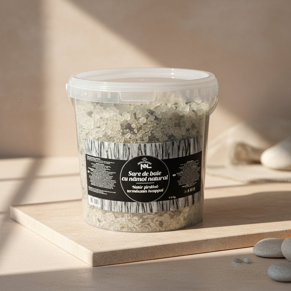 Dead Sea Salt with Natural Mud Bucket 5 kg - Saltora