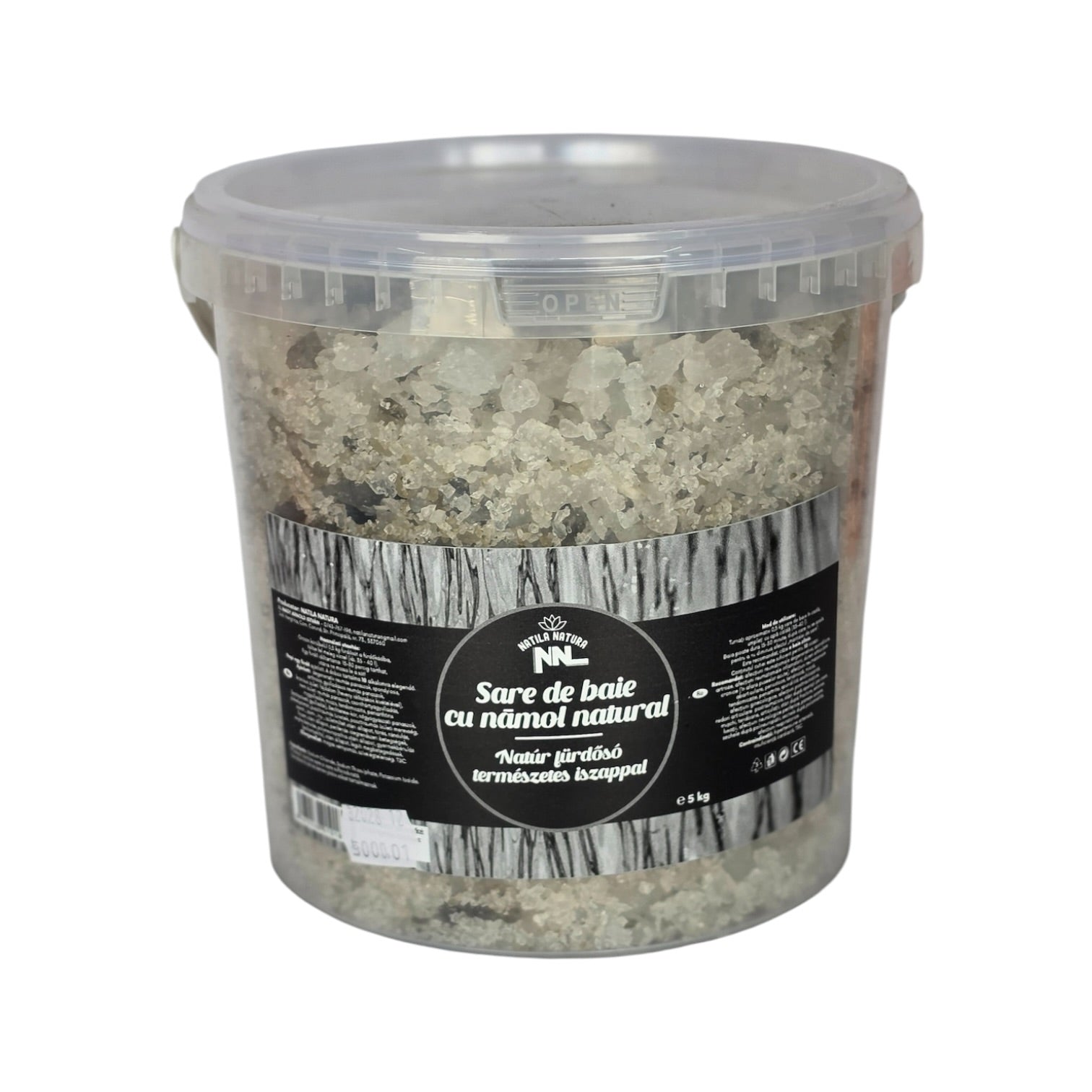 Seau de Sels de Bain de Boue Naturelle 5 kg