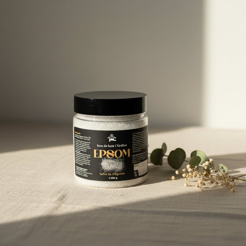 Epsom Magnesium Bath Salt Jar 600 g - Saltora natural bath salt product