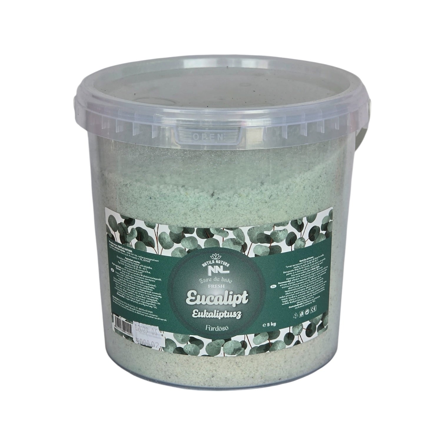 Seau de sels de bain Eucalyptus 5 kg