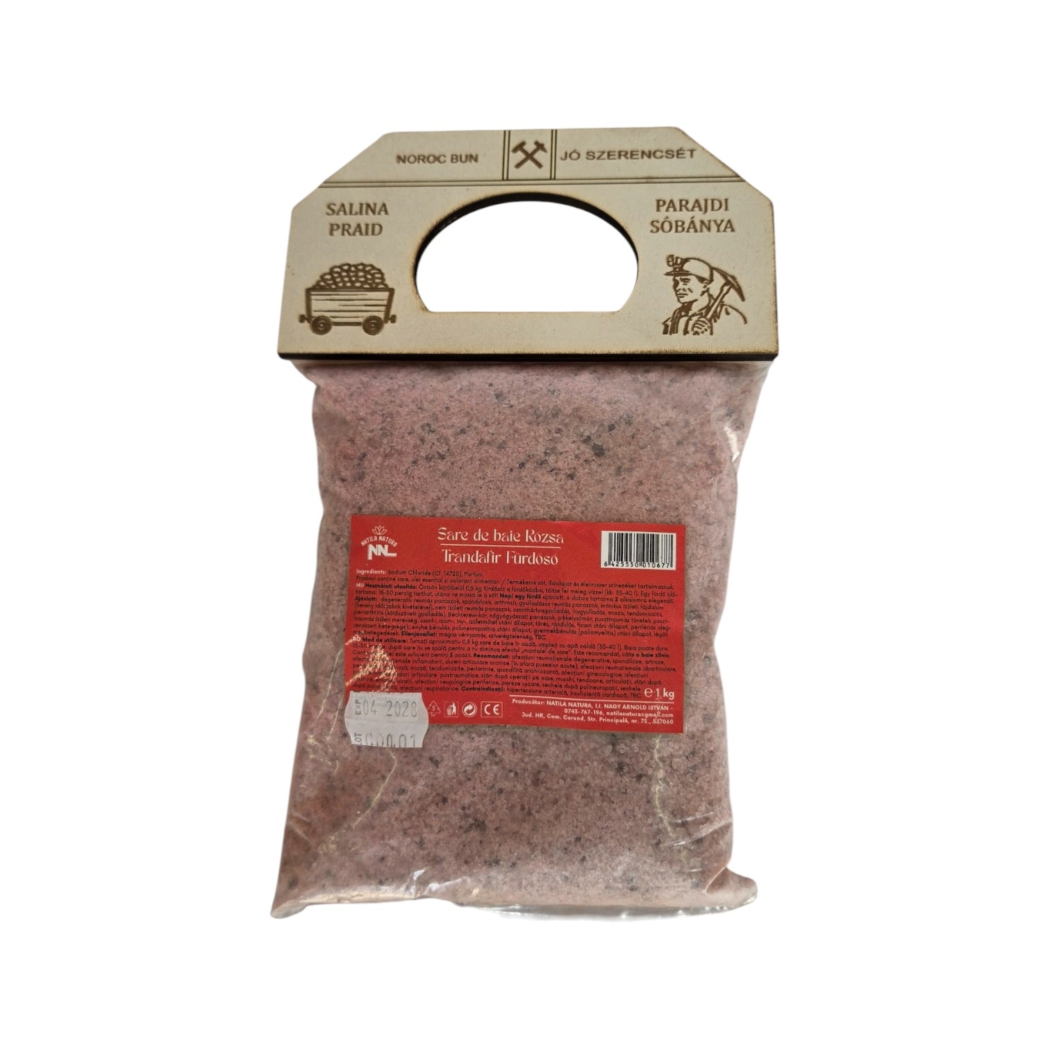 Rose Bath Salt Gift Bag 1000g – Saltora natural mineral wellness product