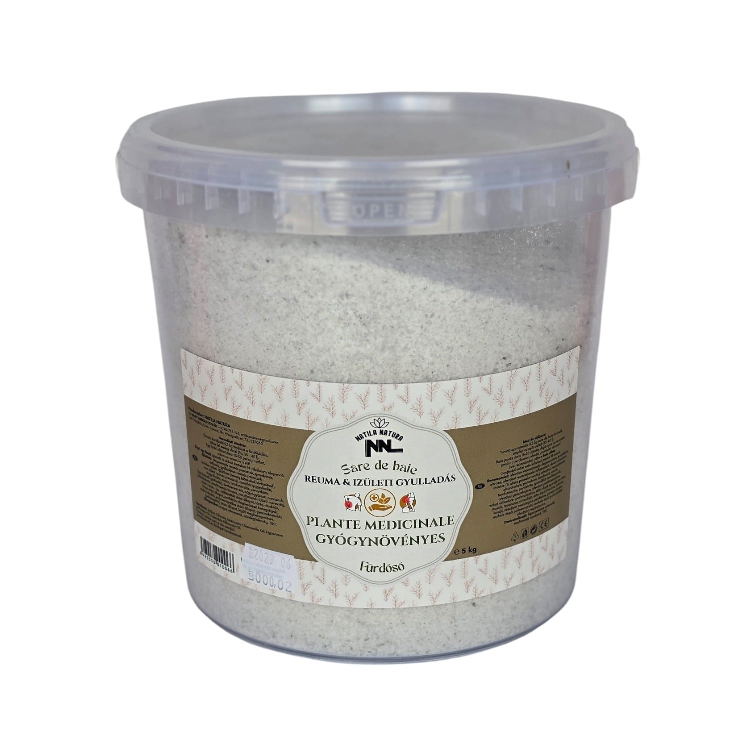 Sels de Bain aux Plantes pour le Rhumatisme et le Confort Articulaire 5 kg