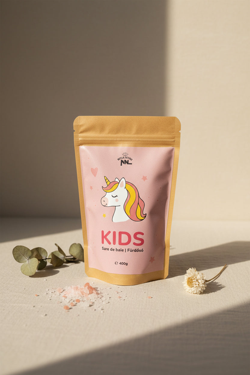 Kids Unicorn Bath Salt Doypack 500g – Saltora natural mineral wellness product