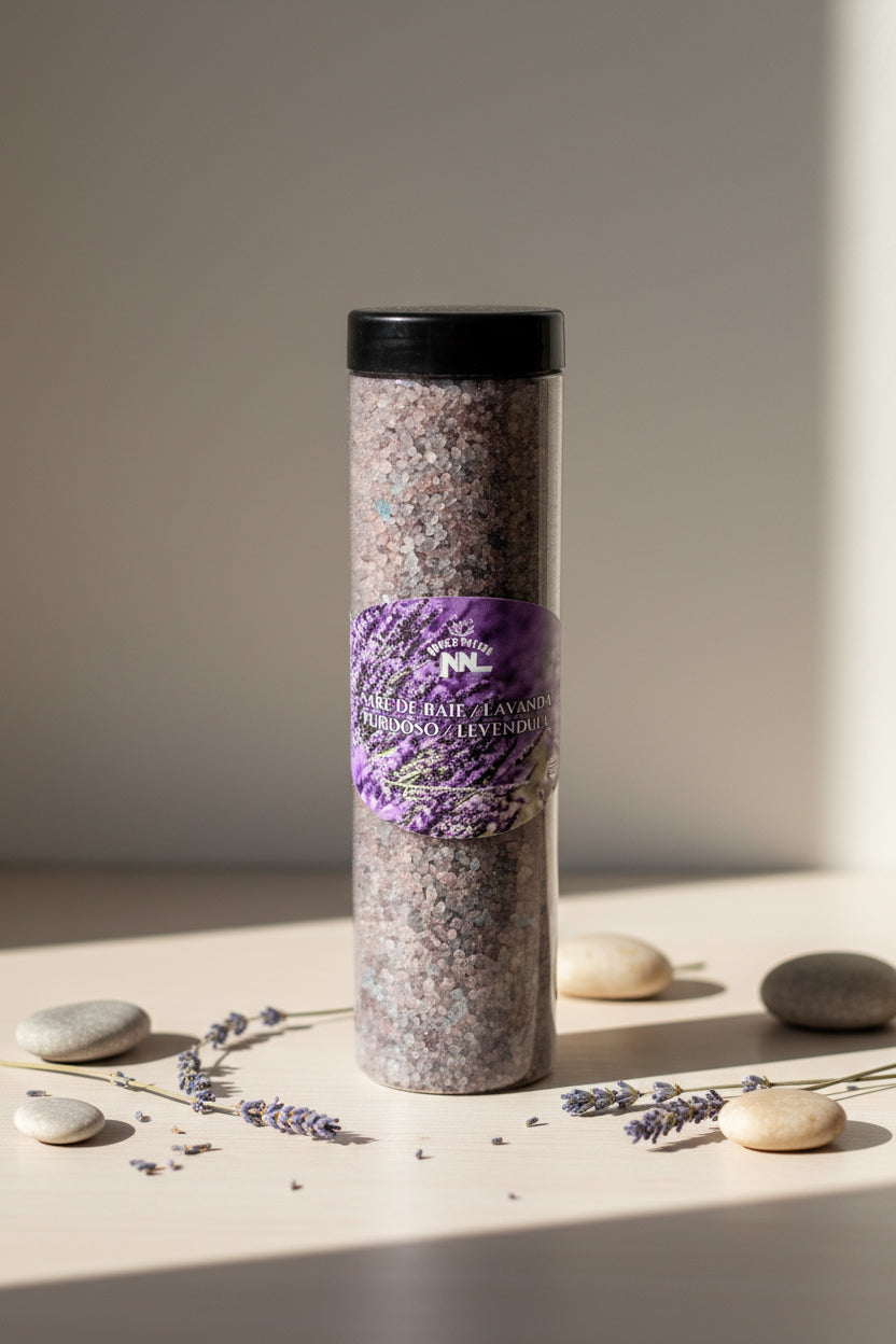 Lavender Bath Salt Tube 850g – Saltora natural mineral wellness product
