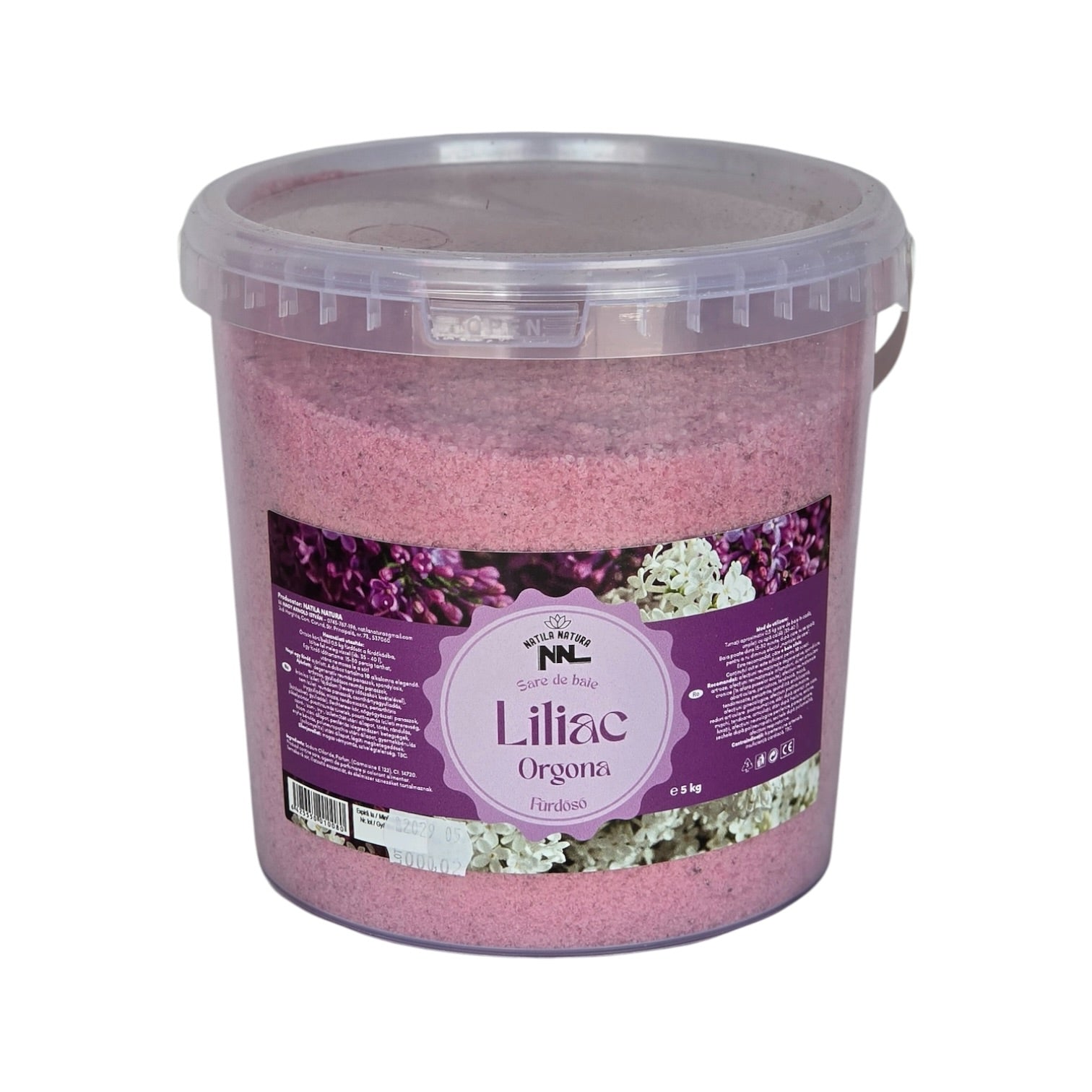 Seau de sels de bain Lilas 5 kg