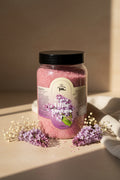 Lilac Bath Salt Jar 1400 g - Saltora natural bath salt product
