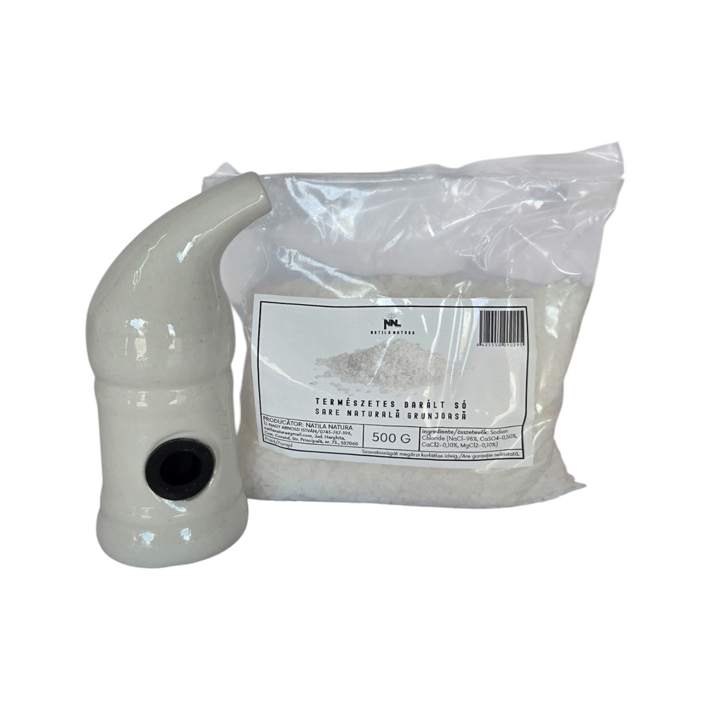 Salt Inhaler with Natural Praid Salt Refill – 500 g