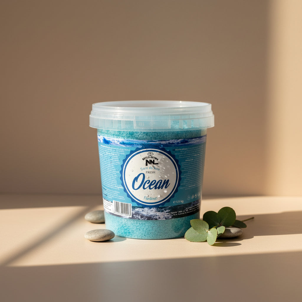 Ocean Bath Salt Bucket 1500g – Saltora natural mineral wellness product