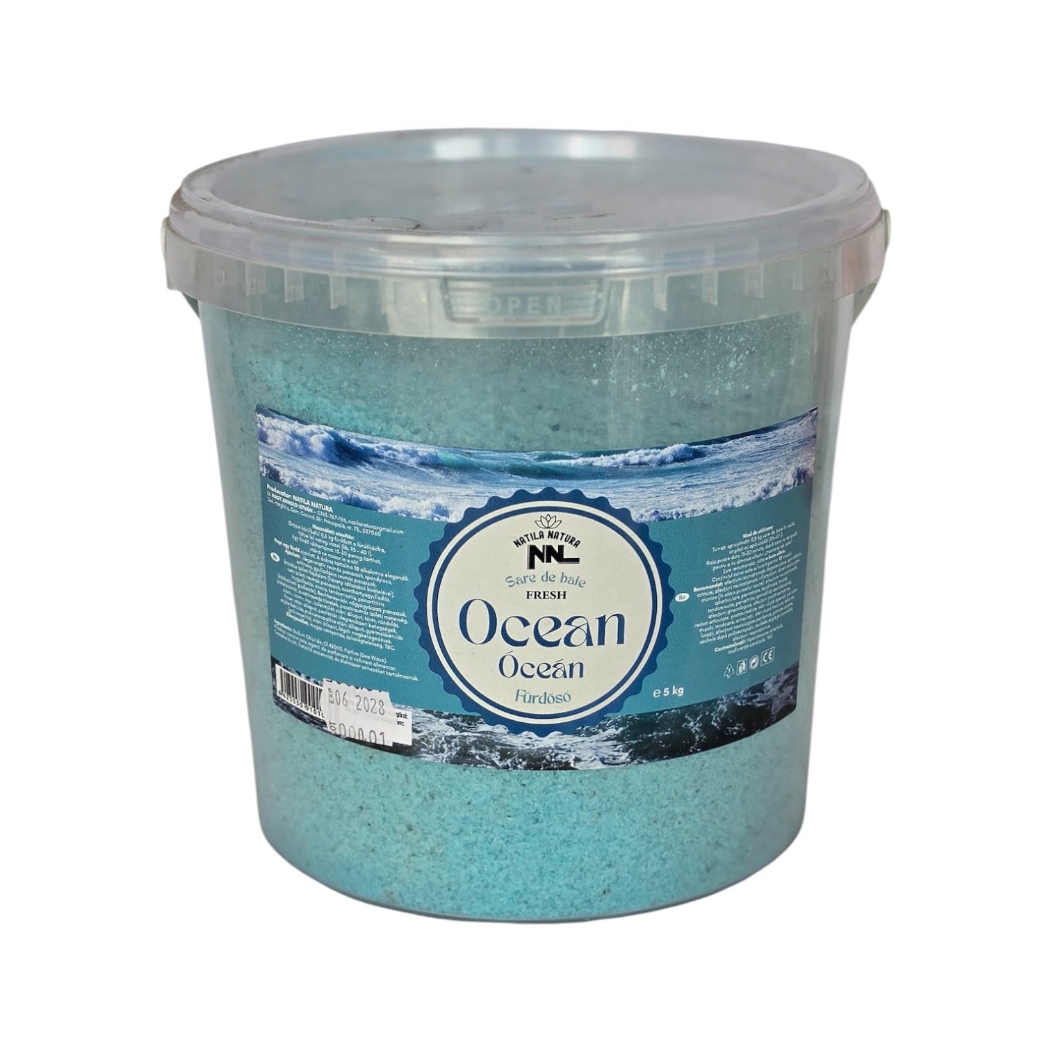 Seau de sels de bain océaniques 5 kg