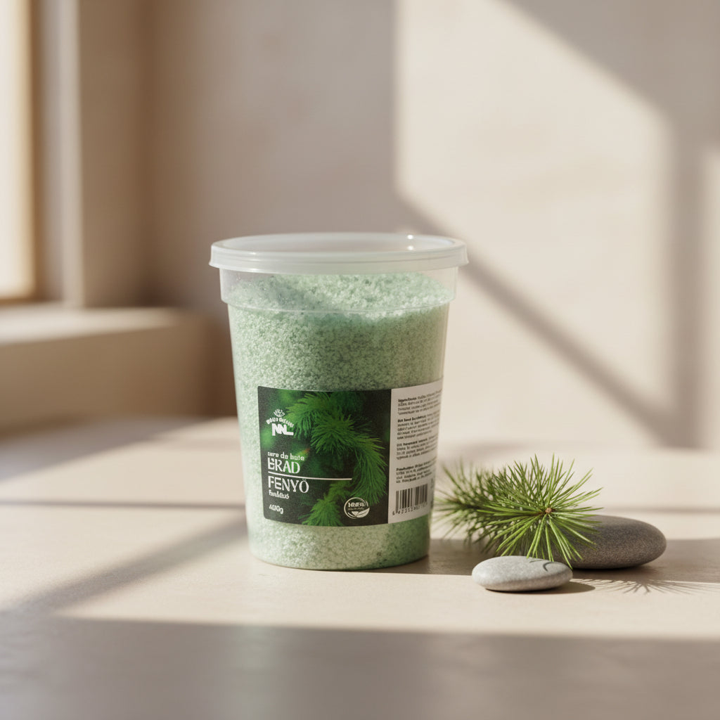 Pine Bath Salt Cup 500g – Saltora natural mineral wellness product