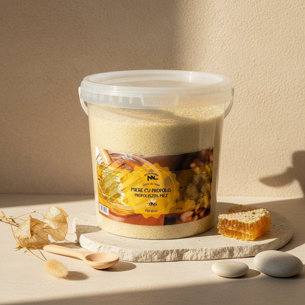 Honey & Propolis Bath Salt Bucket 5 kg - Saltora natural mineral salt product