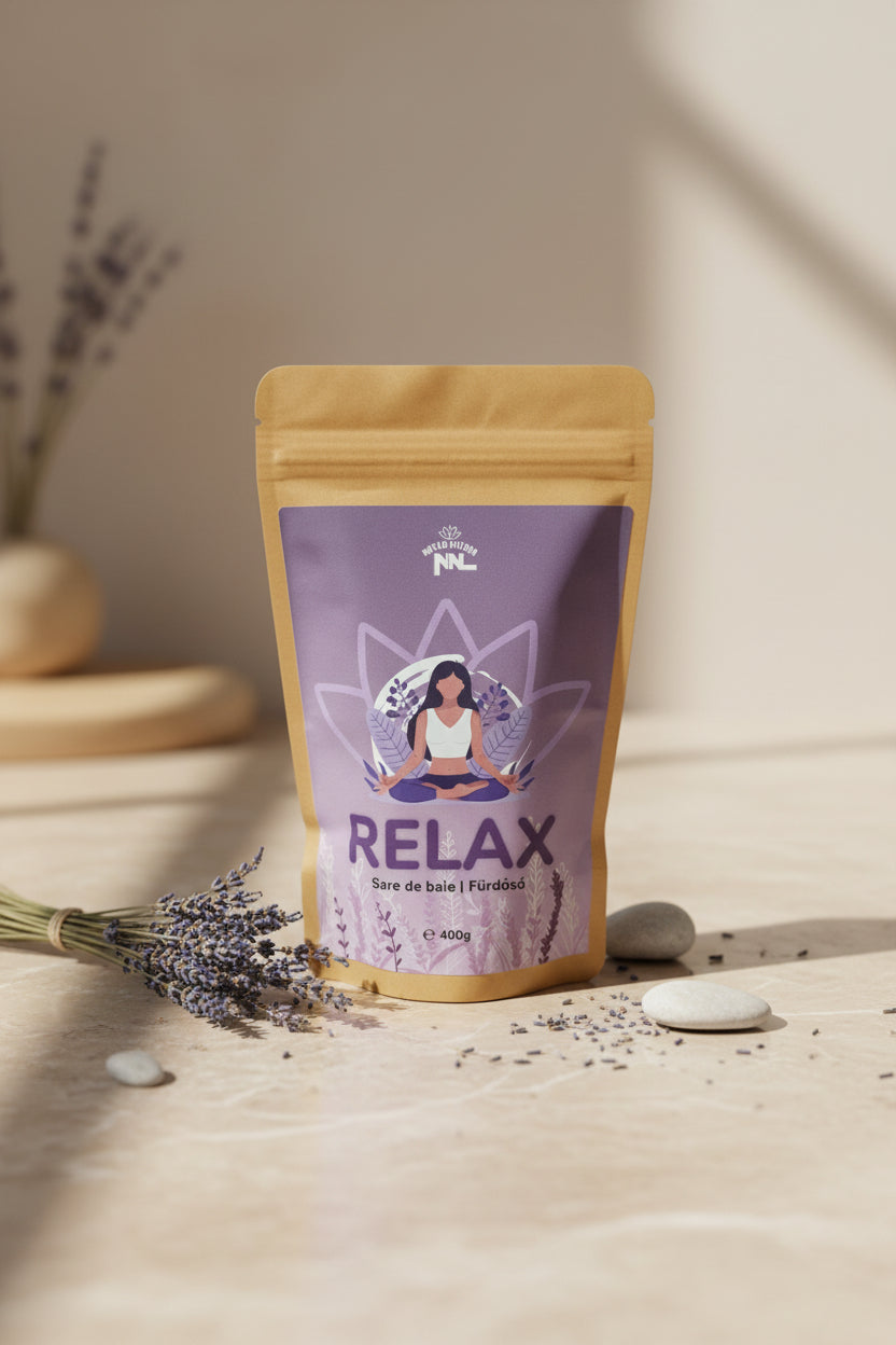 Relax Bath Salt Doypack 500g – Saltora natural mineral wellness product