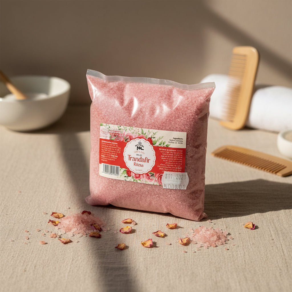 Rose Bath Salt Refill Pack 500g – Saltora natural mineral wellness product
