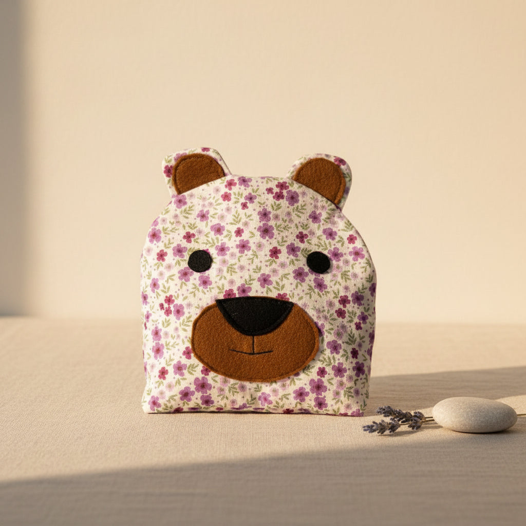 Teddy Bear Warmer Floral Bath Salt Warmer – Saltora natural mineral wellness product