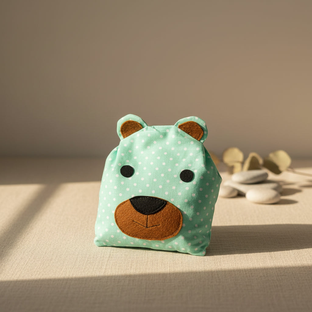 Teddy Bear Warmer Mint Bath Salt Warmer – Saltora natural mineral wellness product